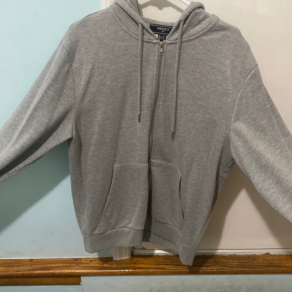Forever 21 sweater zip up